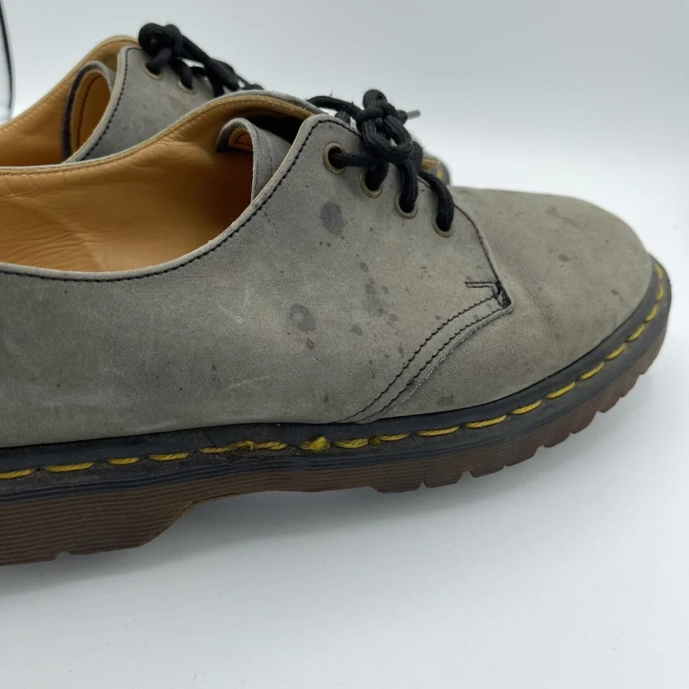 Dr. Marten 1461 Oxford Green Leather Shoe Mens Size 7‎ Made In England